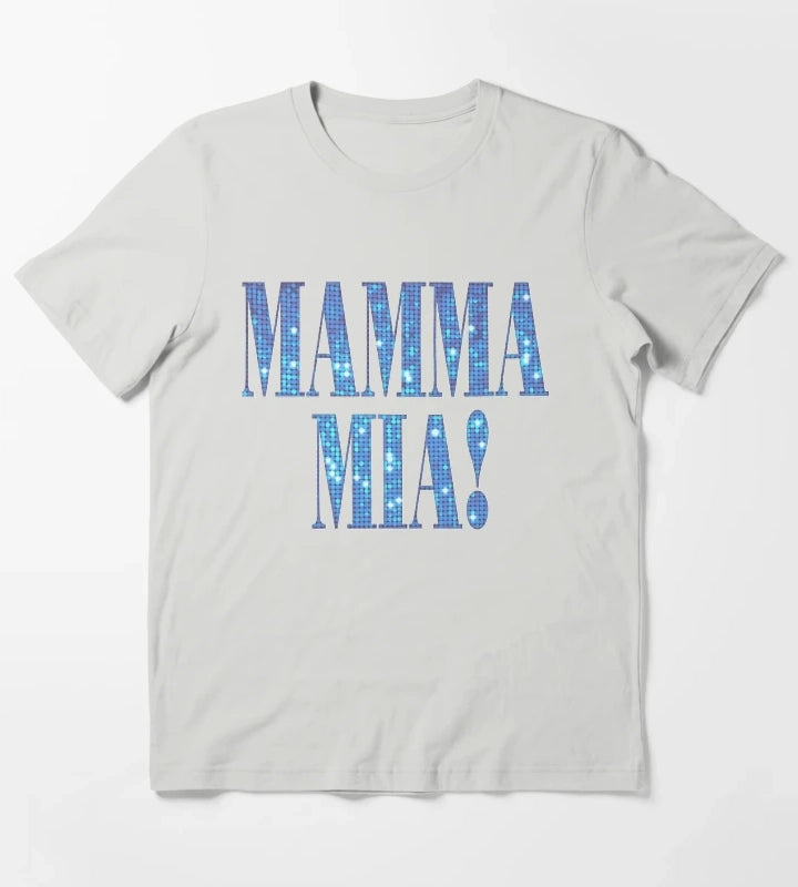 Mamma Mia disco Classic TShirt T-Shirt Light Grey