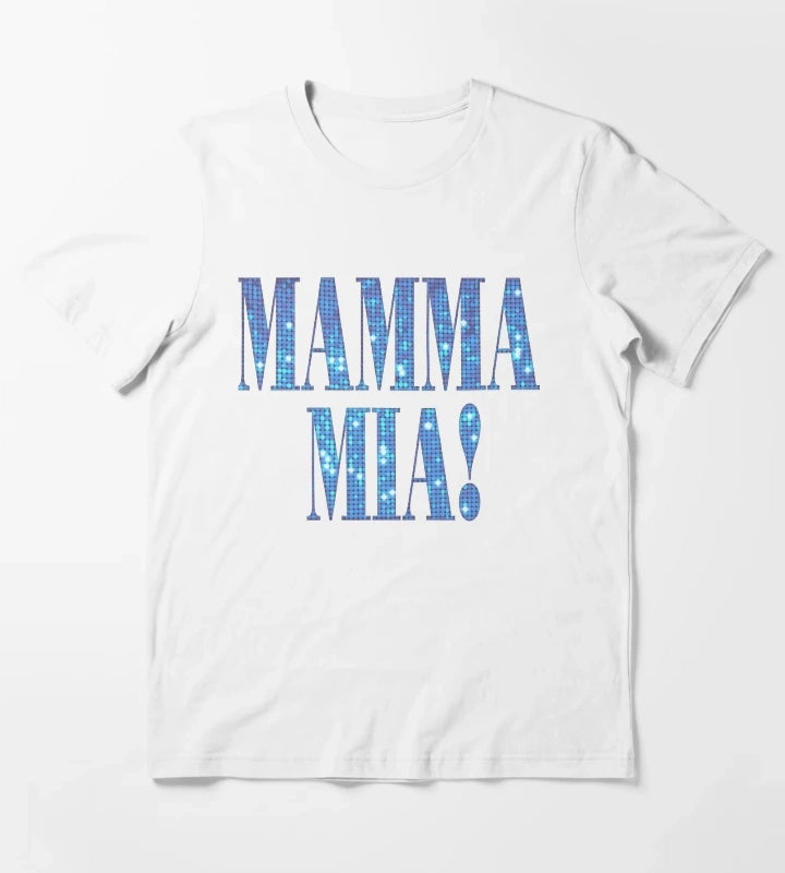 Mamma Mia disco Classic TShirt T-Shirt White