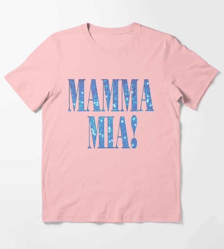 Mamma Mia disco Classic TShirt T-Shirt Dark Grey