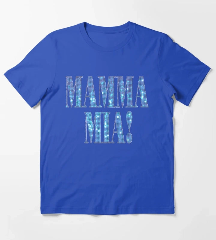 Mamma Mia disco Classic TShirt T-Shirt Blue