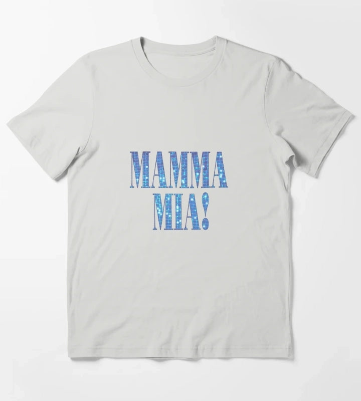 Mamma Mia disco T-Shirt Light Grey