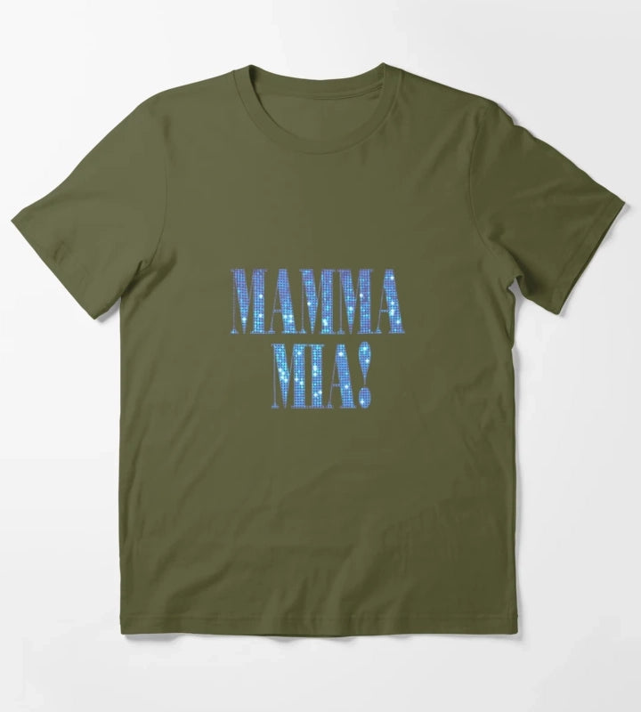 Mamma Mia disco T-Shirt Olive Green