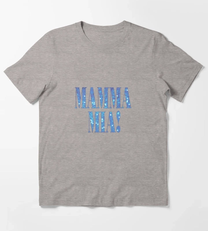Mamma Mia disco T-Shirt Heather Grey