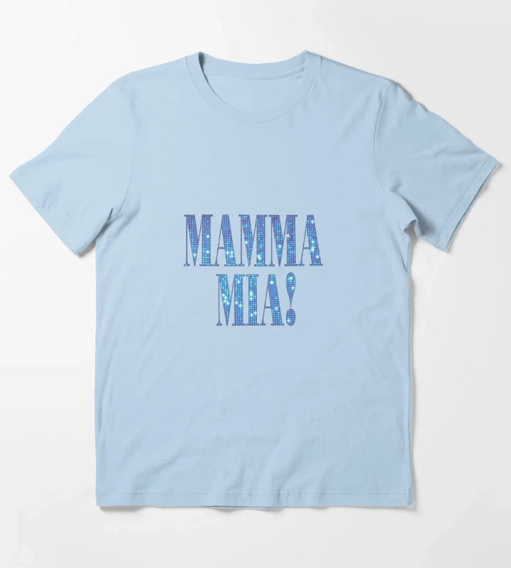 Mamma Mia disco T-Shirt Sky Blue