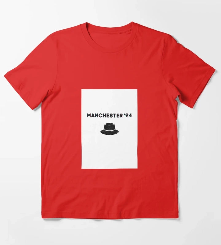 Manchester 94 Britpop Nostalgia 90s Indie Music T-Shirt Red