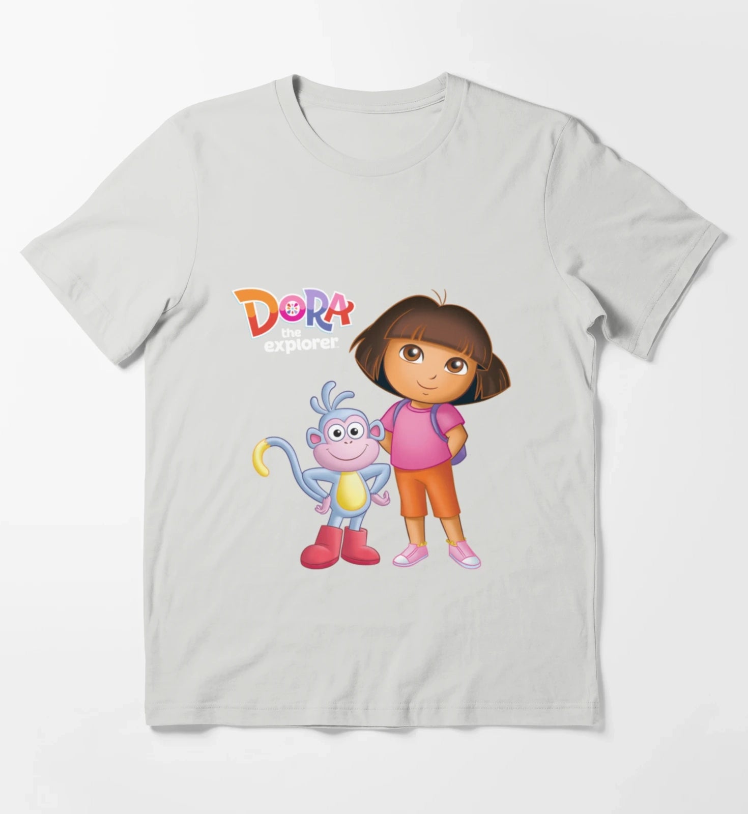 Manga TVSeries Characters Comic Animated Cartoon T-Shirt Light Grey