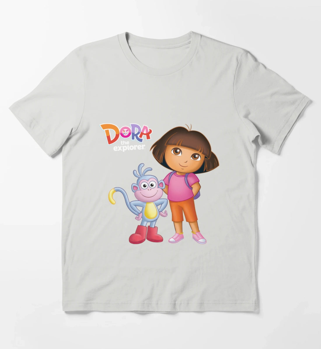 Manga TVSeries Characters Comic Animated Cartoon T-Shirt Light Grey