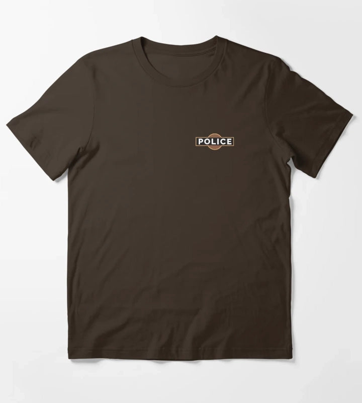 Martini Police Arctic Monkeys T-Shirt Brown
