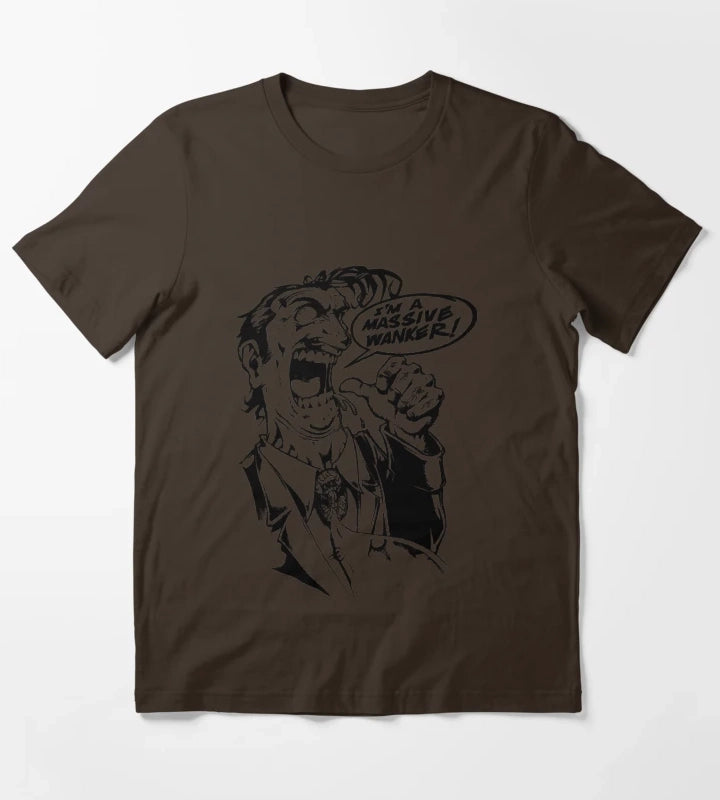 Massive Wanker T-Shirt Brown