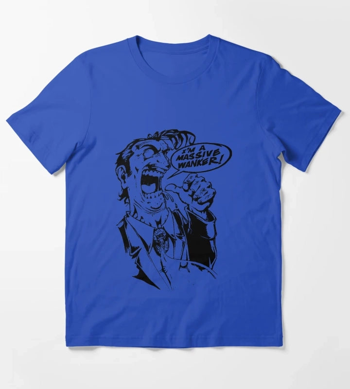 Massive Wanker T-Shirt Blue