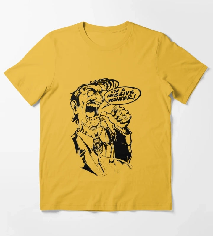 Massive Wanker T-Shirt Yellow