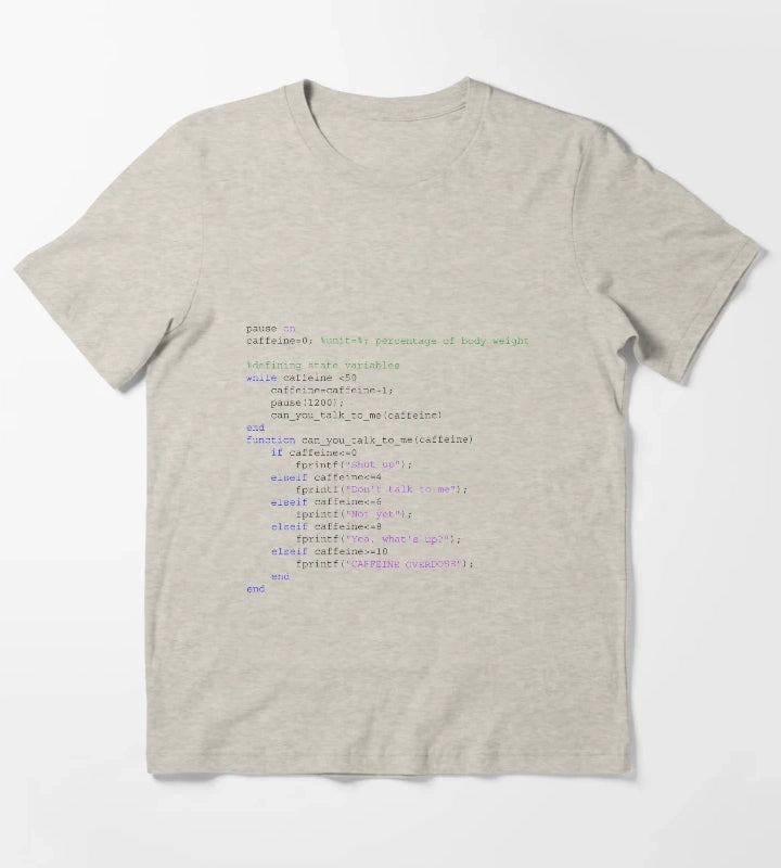 Matlab engineer coffee T-Shirt Cream