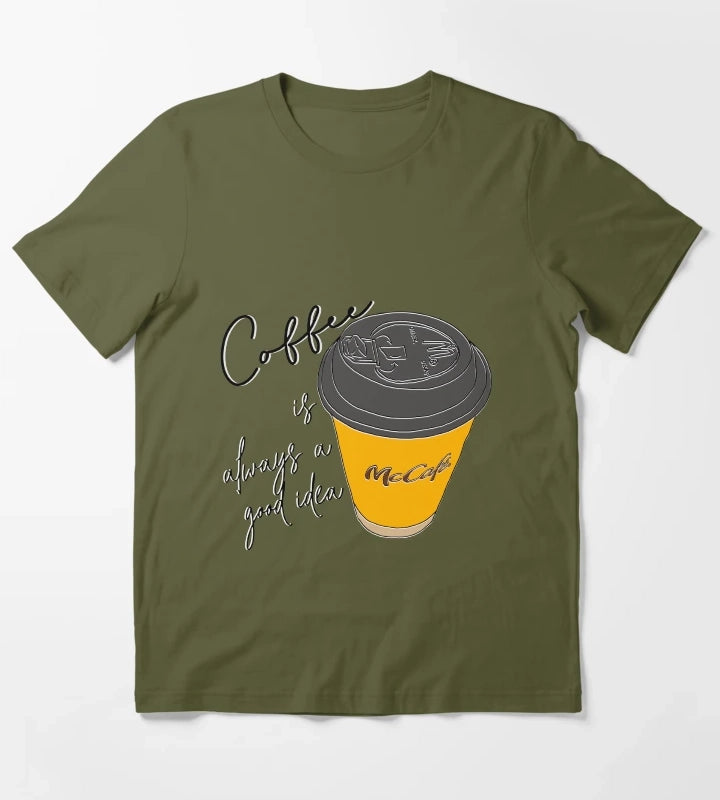 McCafe Regular T-Shirt Olive Green