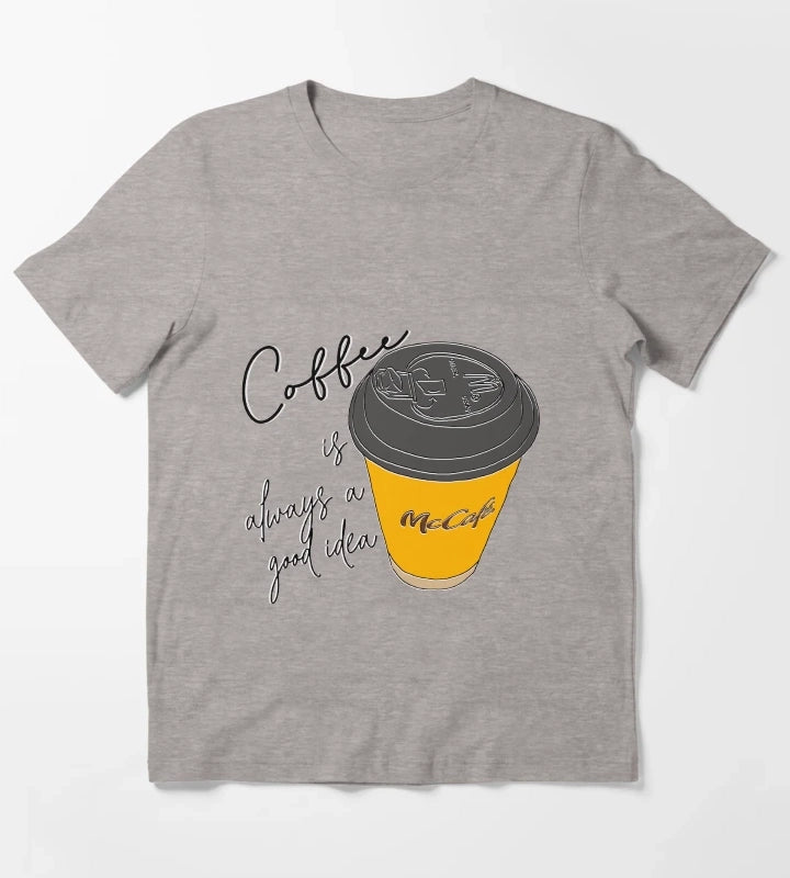 McCafe Regular T-Shirt Heather Grey