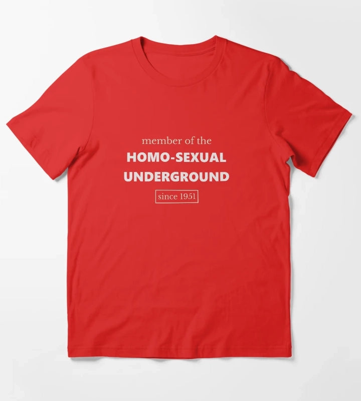 Member of the HomoSexual Underground T-Shirt Red