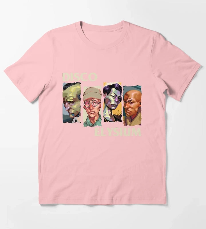 Mens Funny Role Disco Elysium Playing Game Gift For Fans T-Shirt Dark Grey