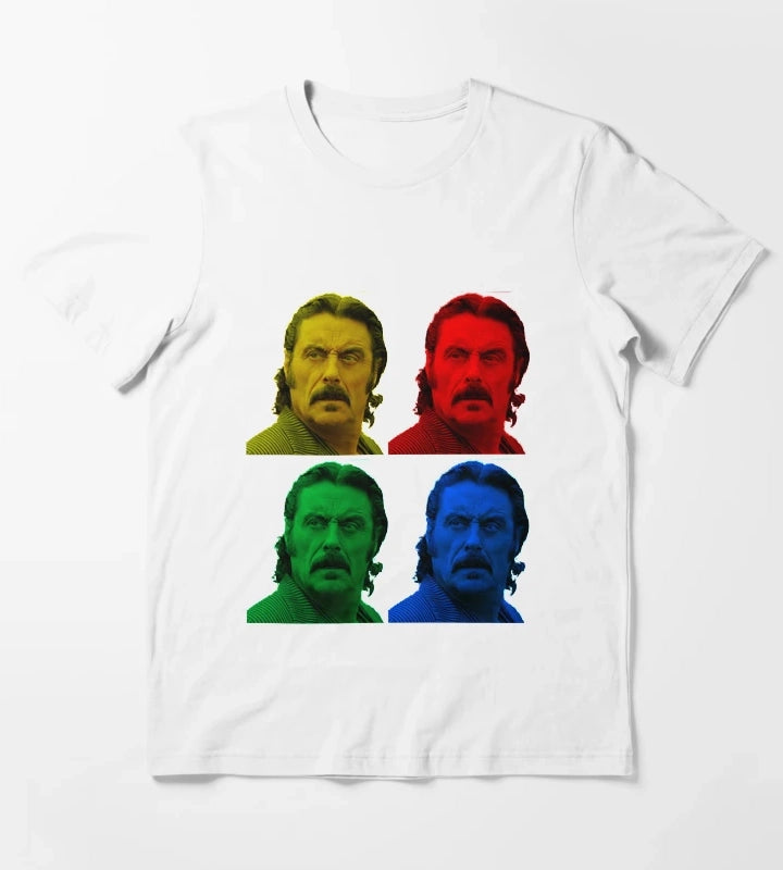 Mens My Favorite Al Swearengen Warholl Wild West Americana Halloween T-Shirt White