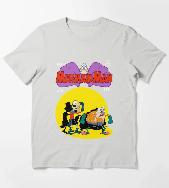 Mermaid Man T-Shirt Light Grey