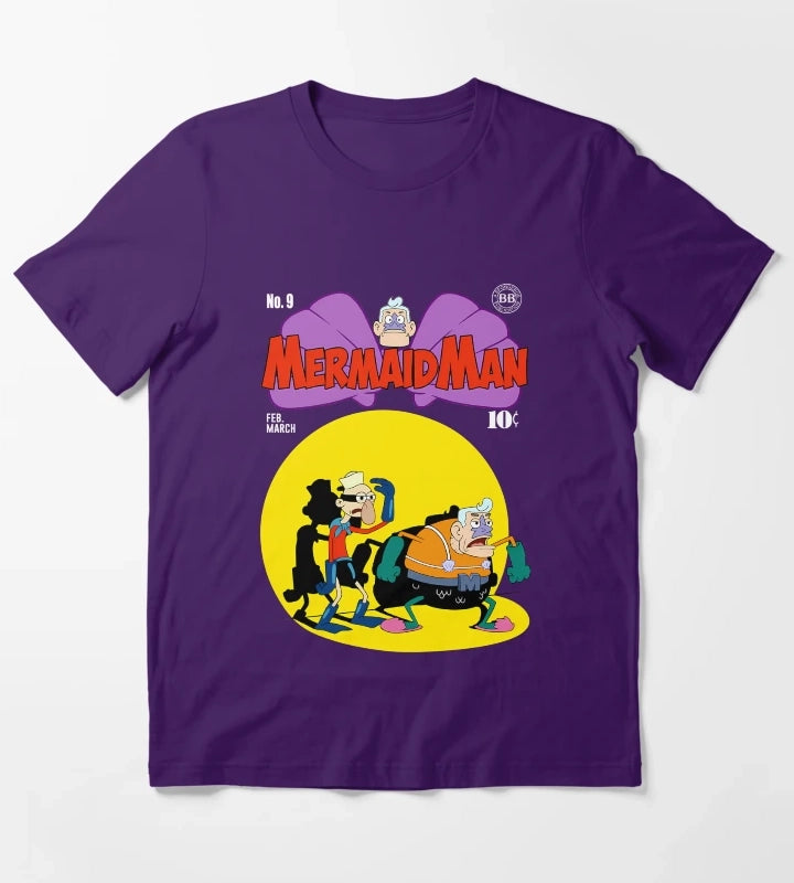 Mermaid Man T-Shirt Purple