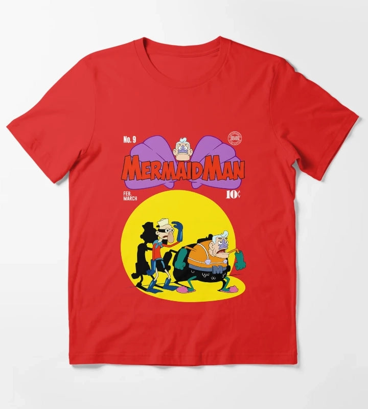 Mermaid Man T-Shirt Red