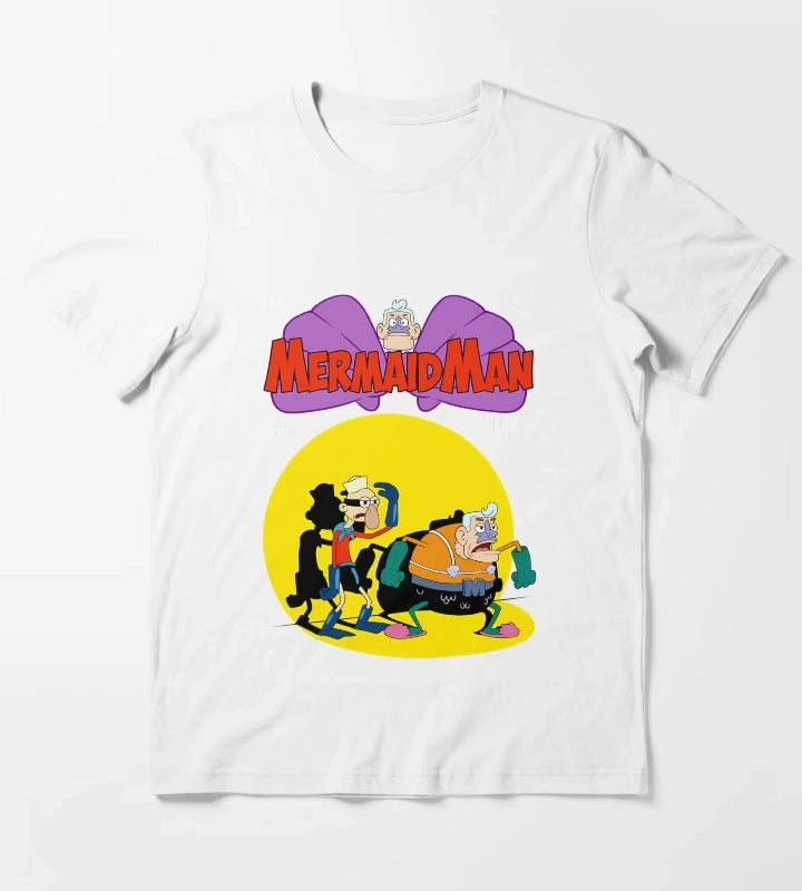 Mermaid Man T-Shirt White
