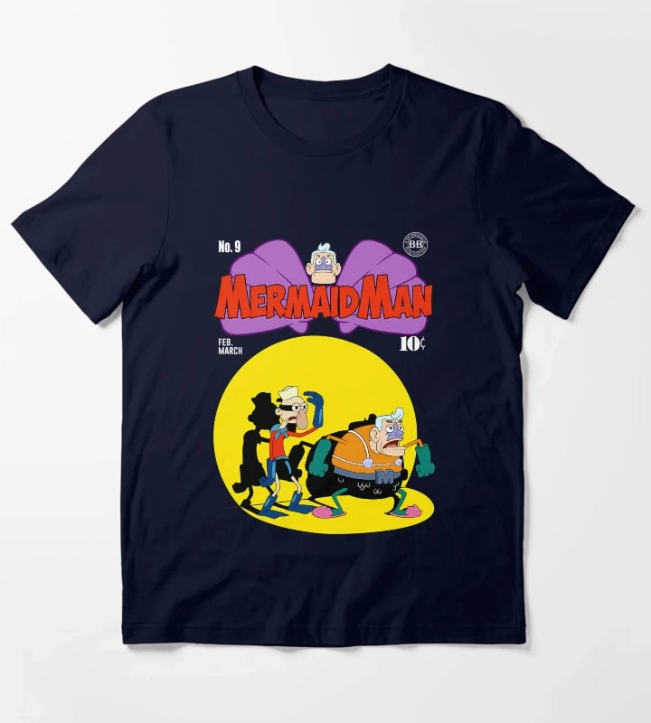 Mermaid Man T-Shirt Navy