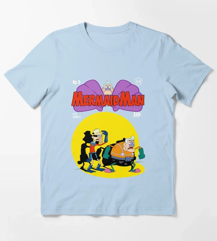 Mermaid Man T-Shirt Sky Blue