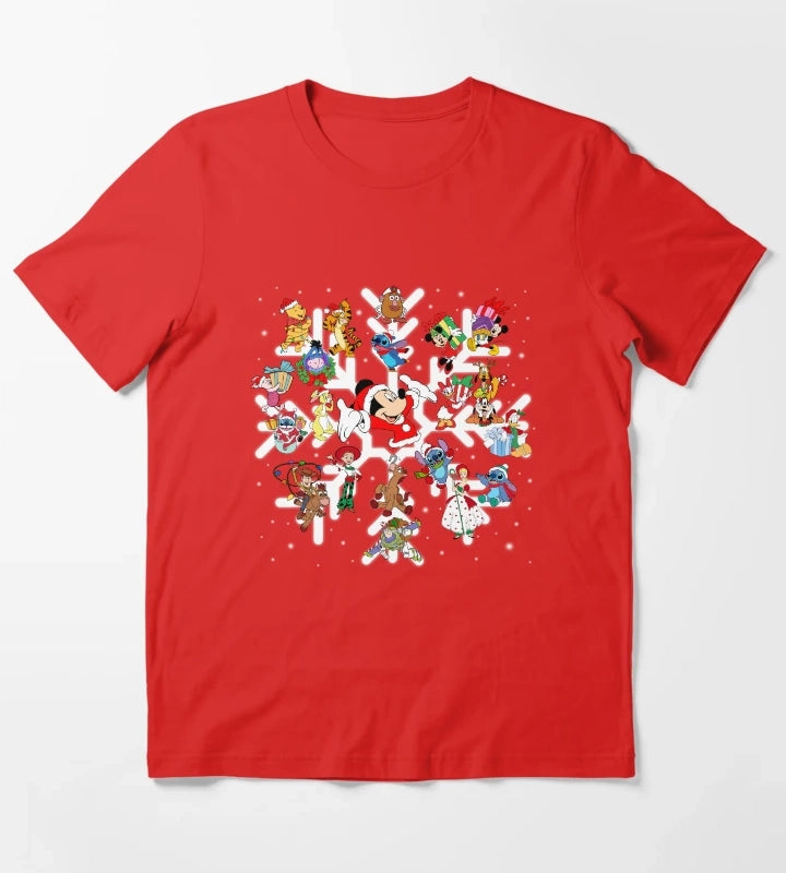 Merry Christmas For Friends T-Shirt Red