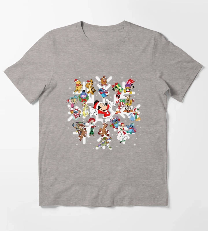 Merry Christmas For Friends T-Shirt Heather Grey