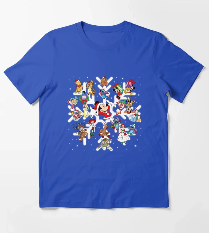 Merry Christmas For Friends T-Shirt Blue