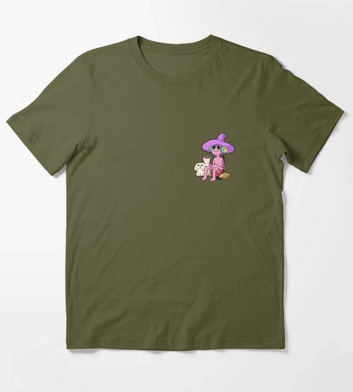Midnight Gospel coffee small T-Shirt Olive Green