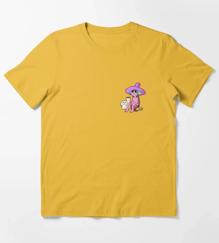 Midnight Gospel coffee small T-Shirt Yellow