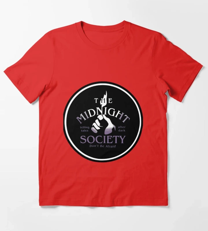 Midnight Societey Member 90s Show Horror T-Shirt Red