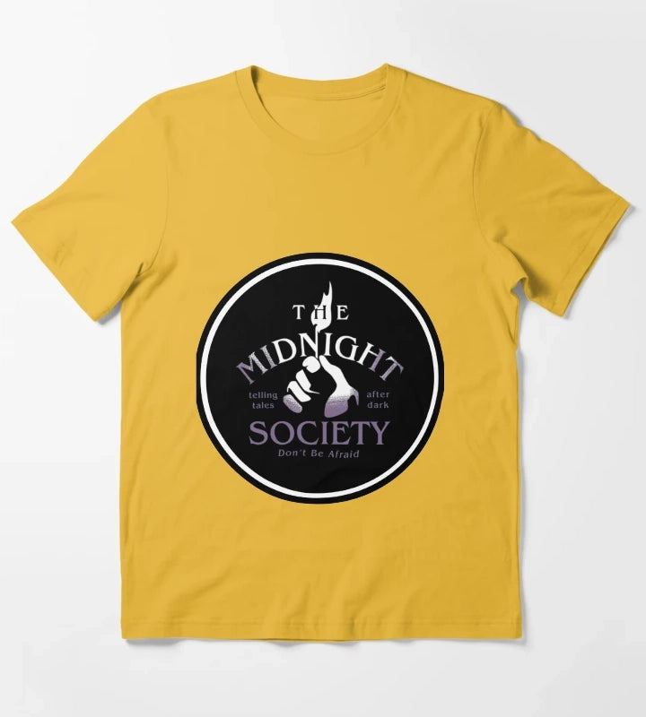 Midnight Societey Member 90s Show Horror T-Shirt Yellow