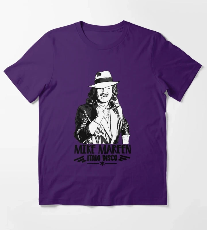 Mike Mareen Italo Disco T-Shirt Purple