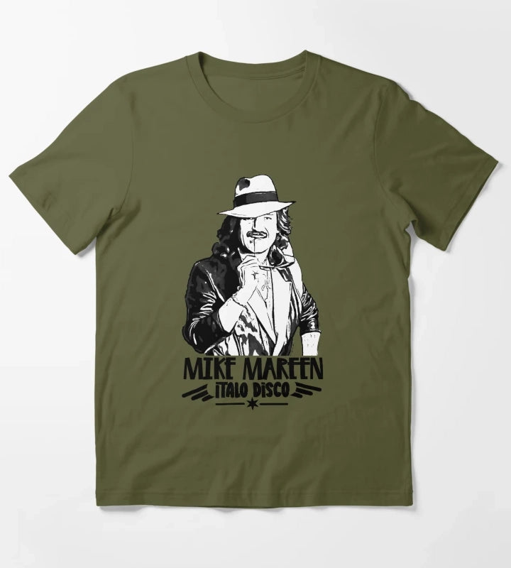 Mike Mareen Italo Disco T-Shirt Olive Green