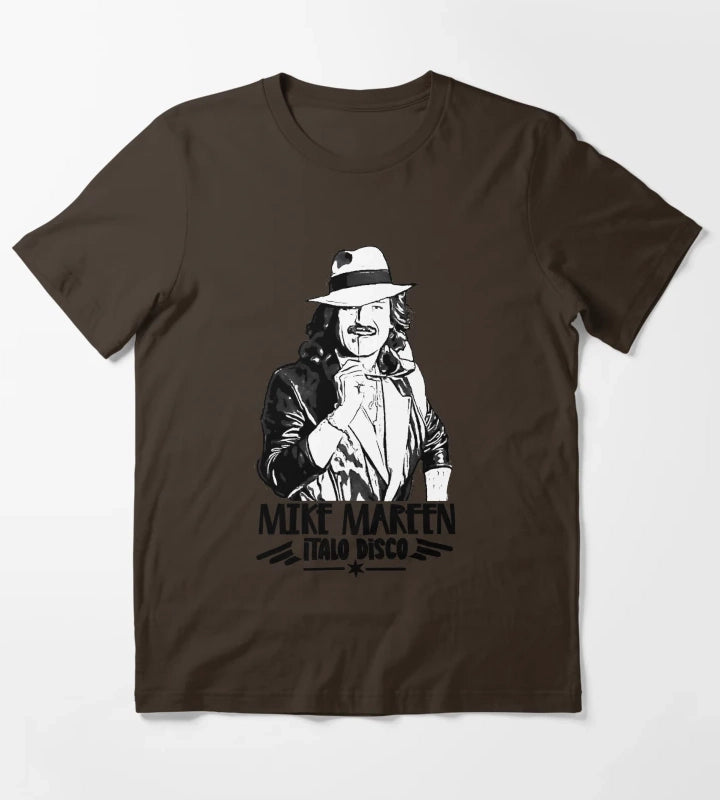 Mike Mareen Italo Disco T-Shirt Brown