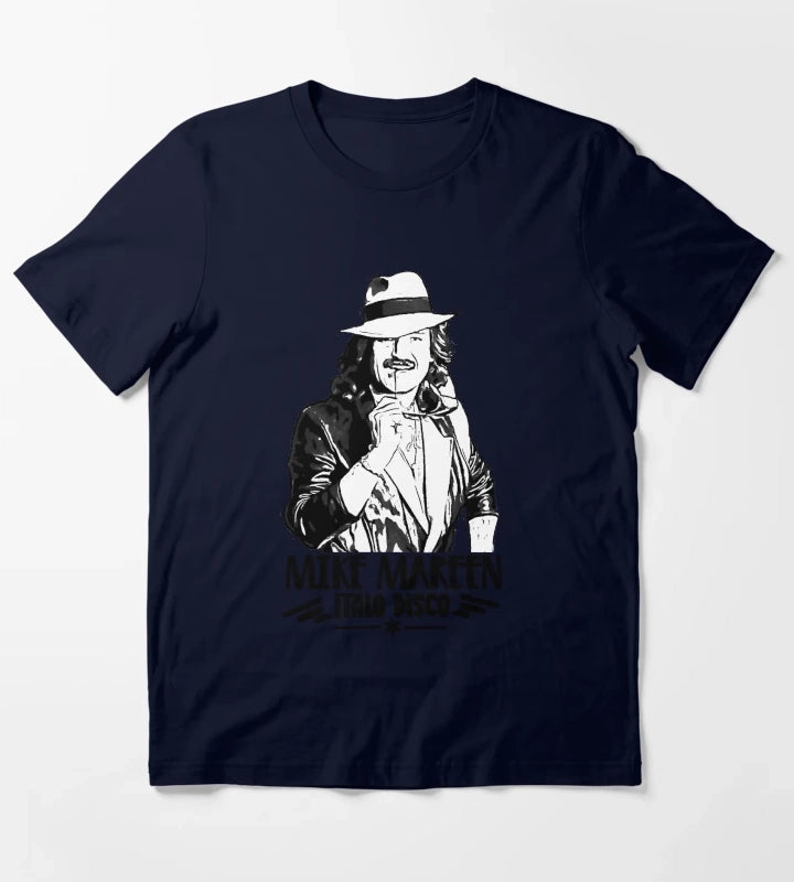 Mike Mareen Italo Disco T-Shirt Navy