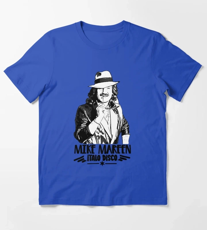 Mike Mareen Italo Disco T-Shirt Blue