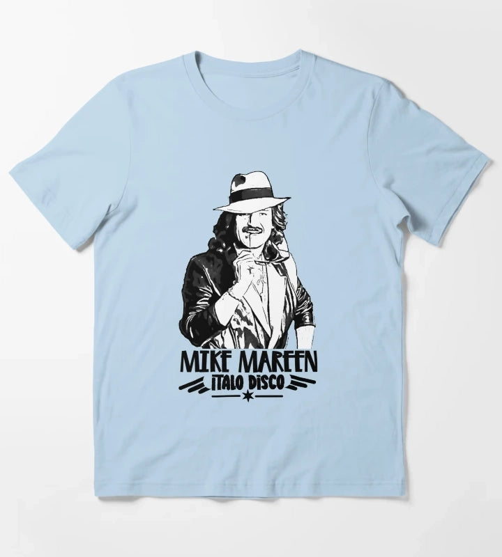 Mike Mareen Italo Disco T-Shirt Sky Blue