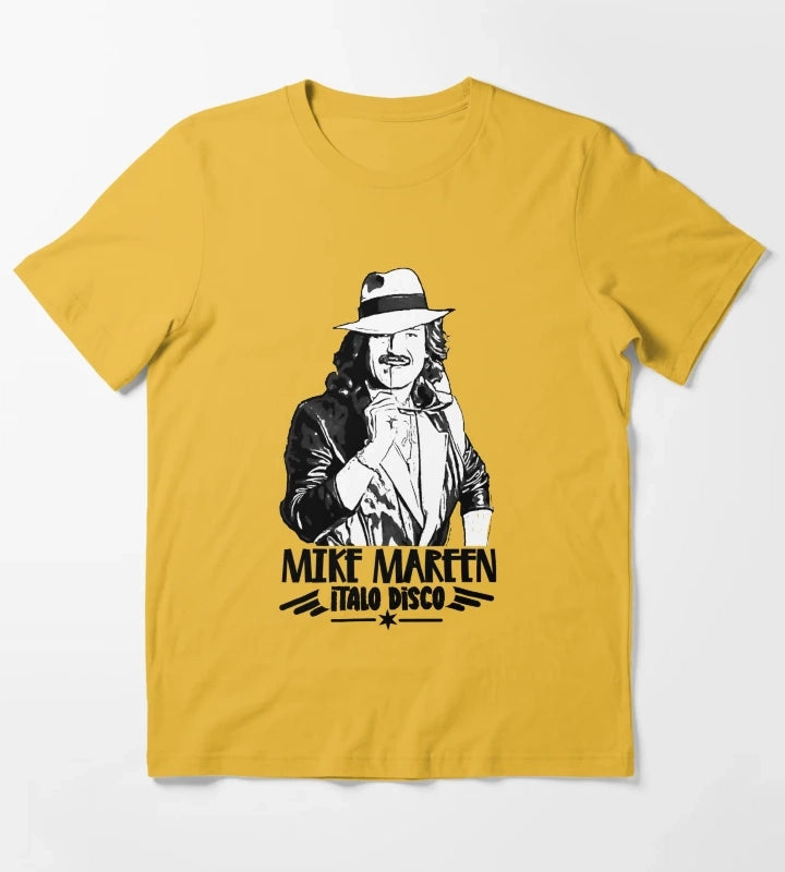 Mike Mareen Italo Disco T-Shirt Yellow