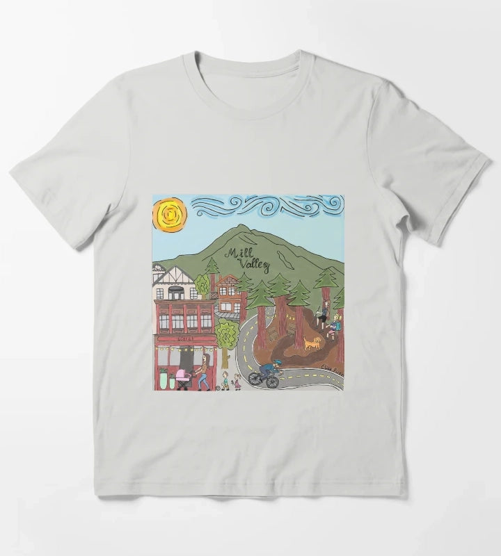 Mill Valley California T-Shirt Light Grey