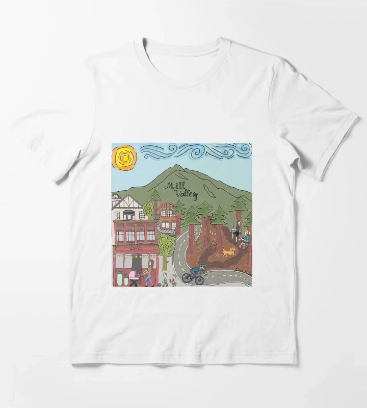 Mill Valley California T-Shirt White