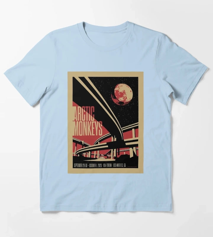 Minimalist AM T-Shirt Sky Blue