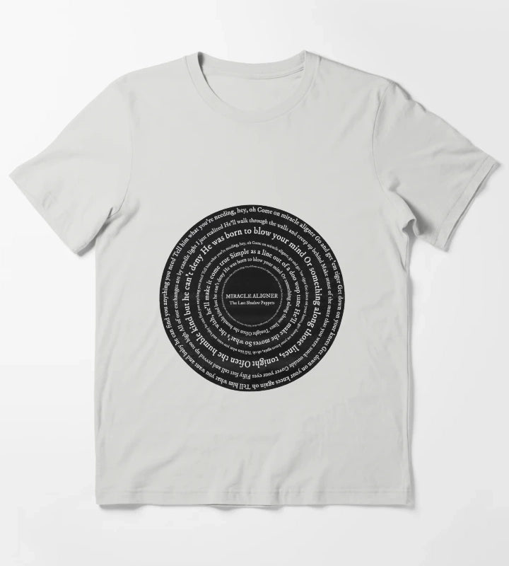 Miracle Aligner Lyric Circle T-Shirt Light Grey