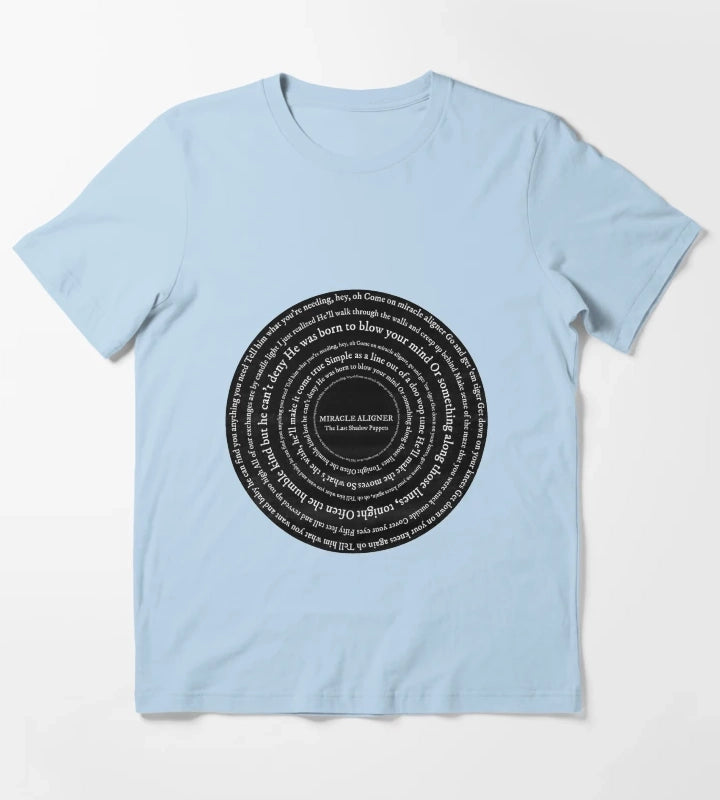 Miracle Aligner Lyric Circle T-Shirt Sky Blue