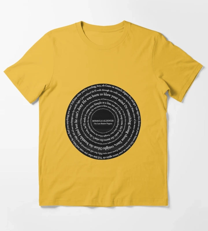 Miracle Aligner Lyric Circle T-Shirt Yellow