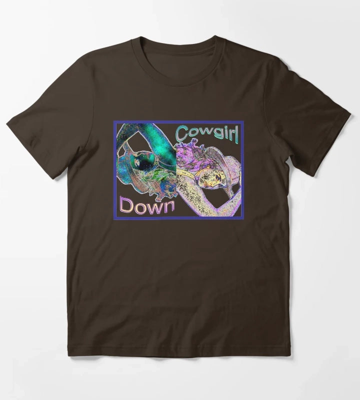 Mirror Images T-Shirt Brown