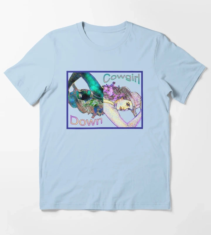 Mirror Images T-Shirt Sky Blue