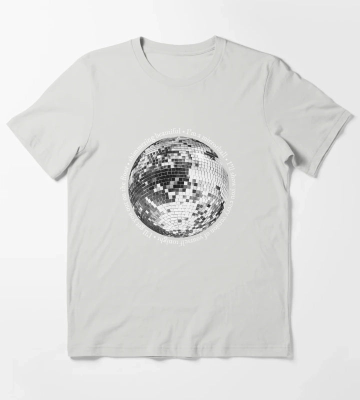 Mirrorball T-Shirt Light Grey